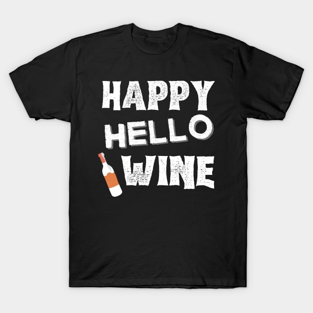 Happy Hallowine. Halloween Costume for Wine Lover. T-Shirt by That Cheeky Tee